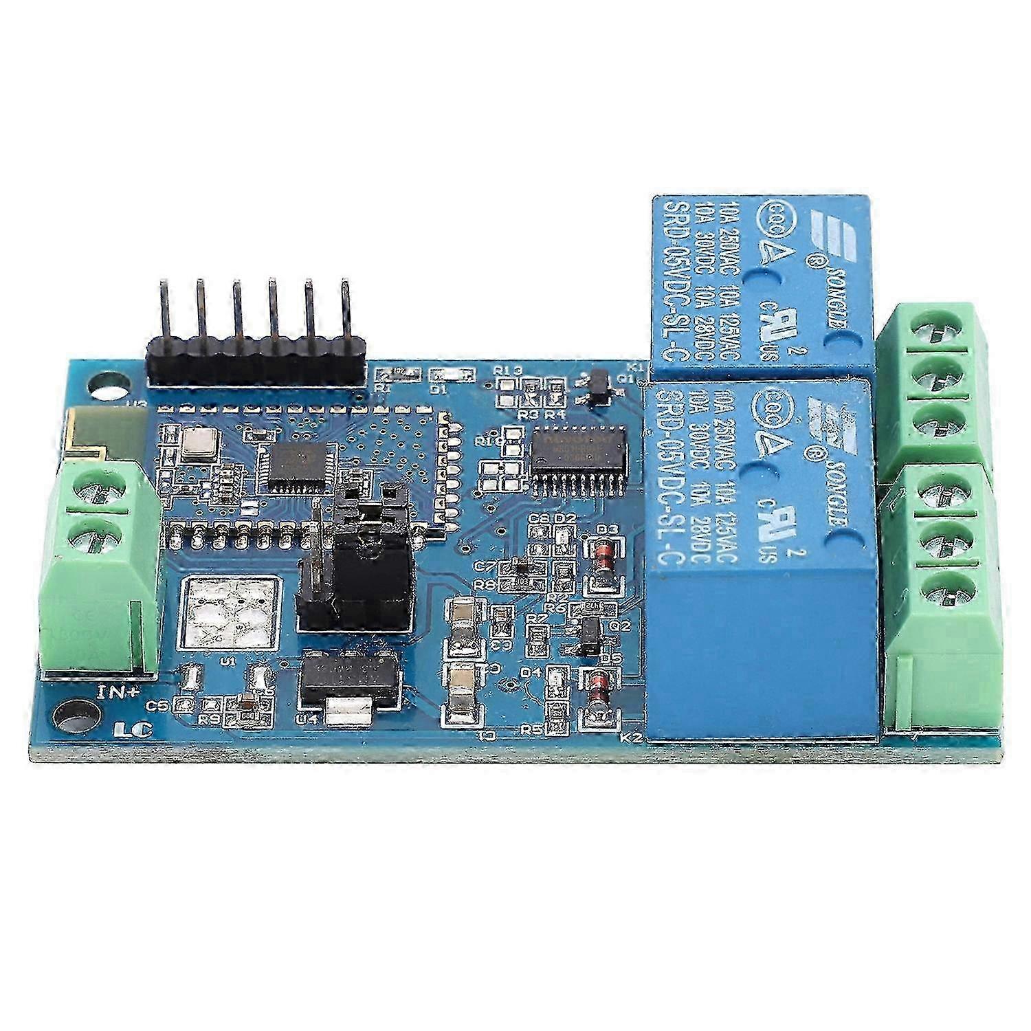 2-Way Bluetooth Relay Module for Android with APP-Controlled 5V Wireless Switch for Mobile Phones 2025