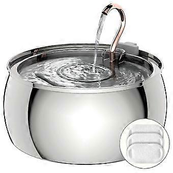 Fuente de agua para gatos Tomxute - 4.0L/135 OZ GOOSEENECK Diseño de grifo de cobre - 3 El filtro de repuesto viene en 2025