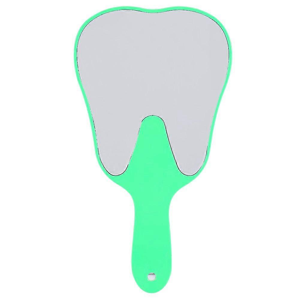 Cute Useful Handheld Mirror Compact Plastic Handle Hand Mirror Tool(Green)