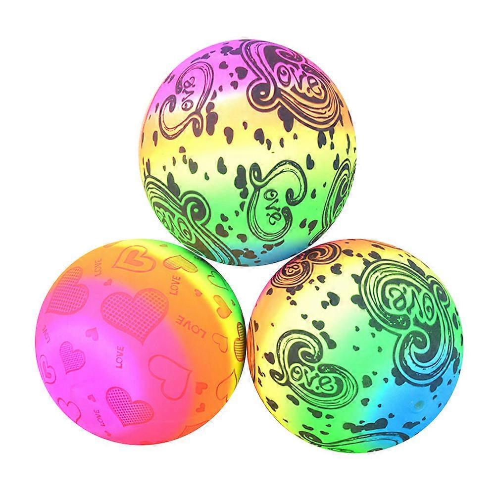 Rainbow Volleyball Beach Volleyball for Kids 3Pcs Fun Colorful Training Balls