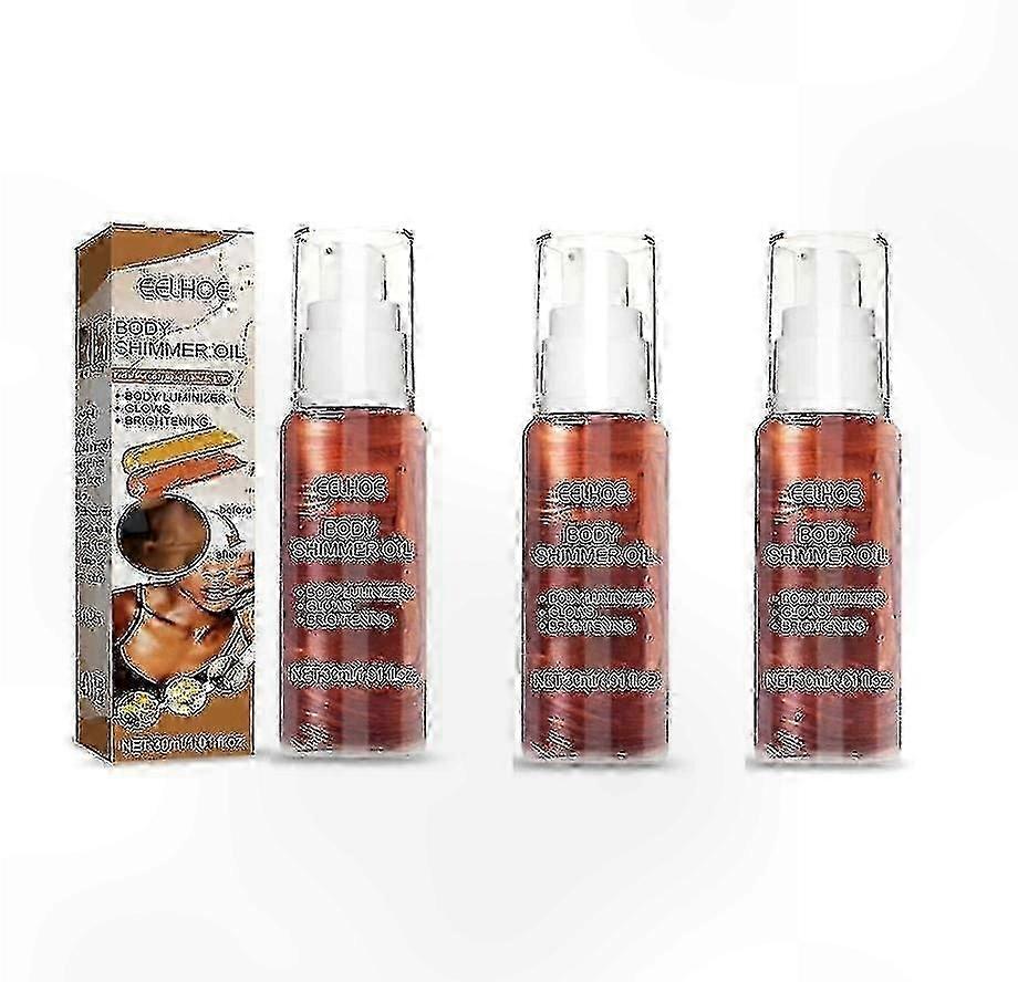 Radiant Glow Oil for Face and Body with Sparkling Diamond-Like Finish for Enhanced Brightness and Skin Illumination