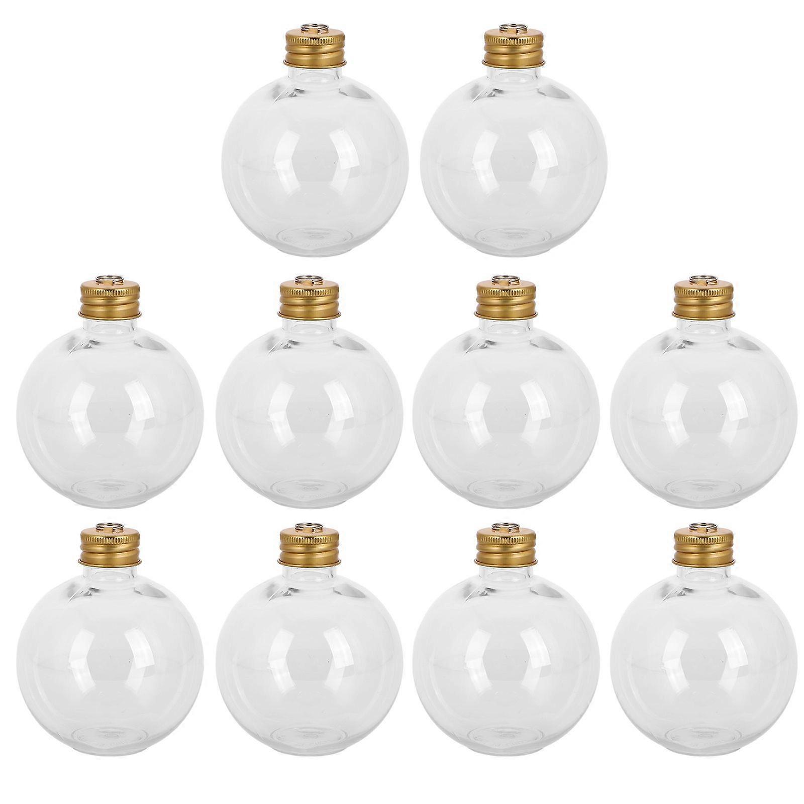 10Pcs Convenient Clear Portable Empty Bottles Household Milk Bottles Milk Accessory