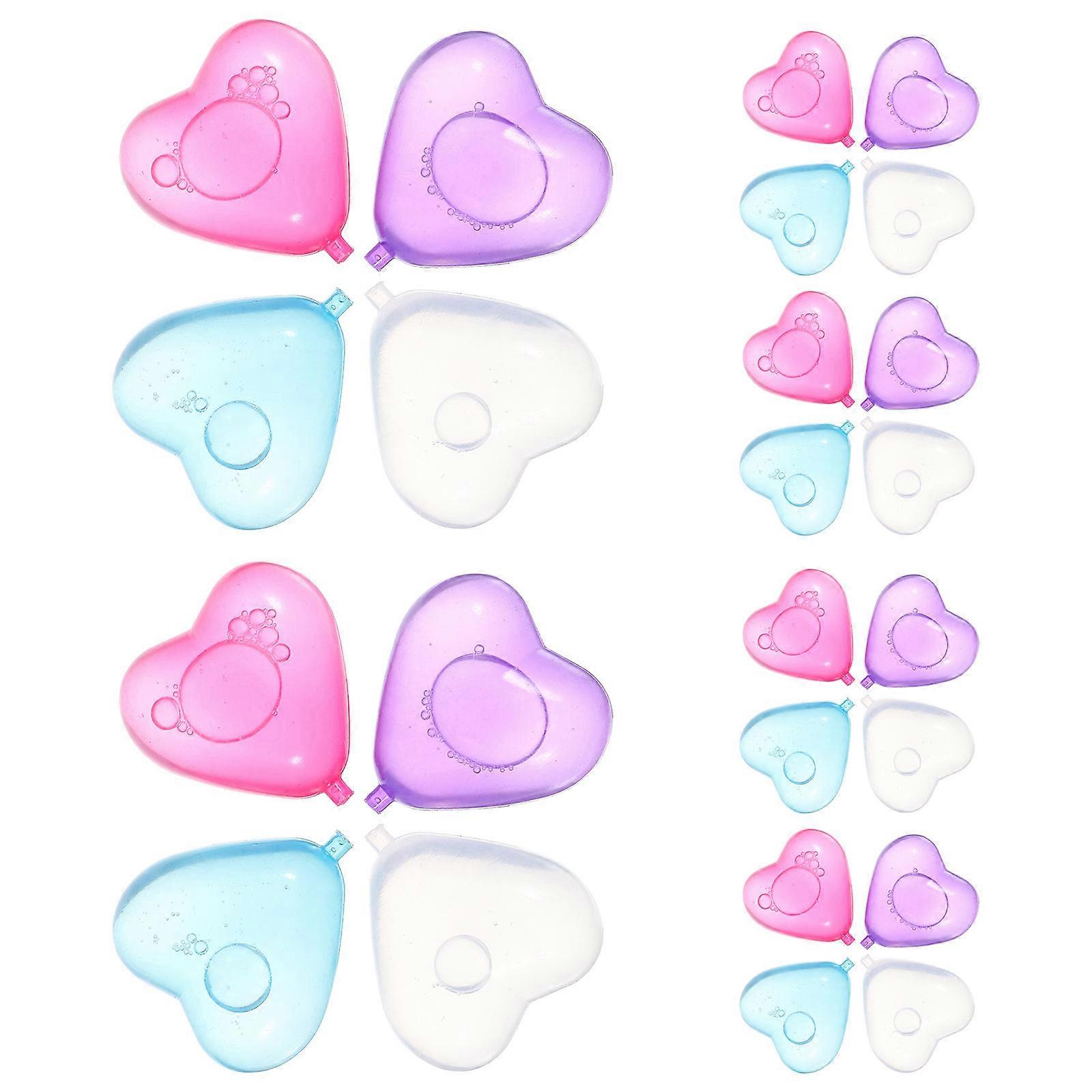 Ice Cubes Reusable Heart Shaped Ice Cubes for Drinks 100Pcs Food Grade Tpu