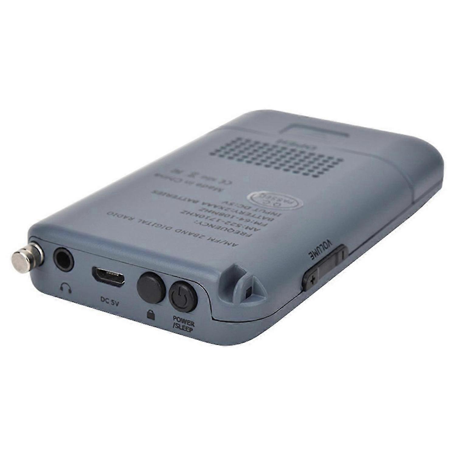 AM/FM Radio mit LCD-Display Tasche Handradio Digitaler Dualband-Empfänger Tragbarer Lautsprecher