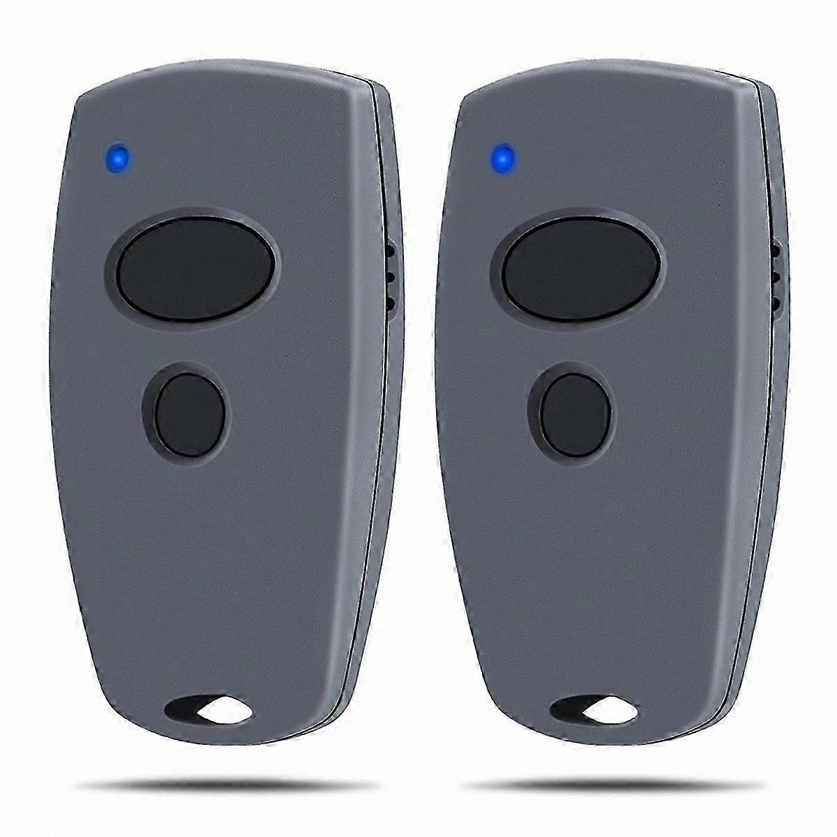 Universal 2-Pack Garage Door Remote Control Compatible with 433.92MHz Multi-Bit Models