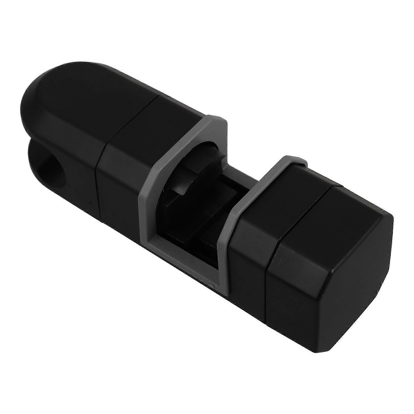 Black ABS Shower Head Holder Adjustable for Comfortable Shower