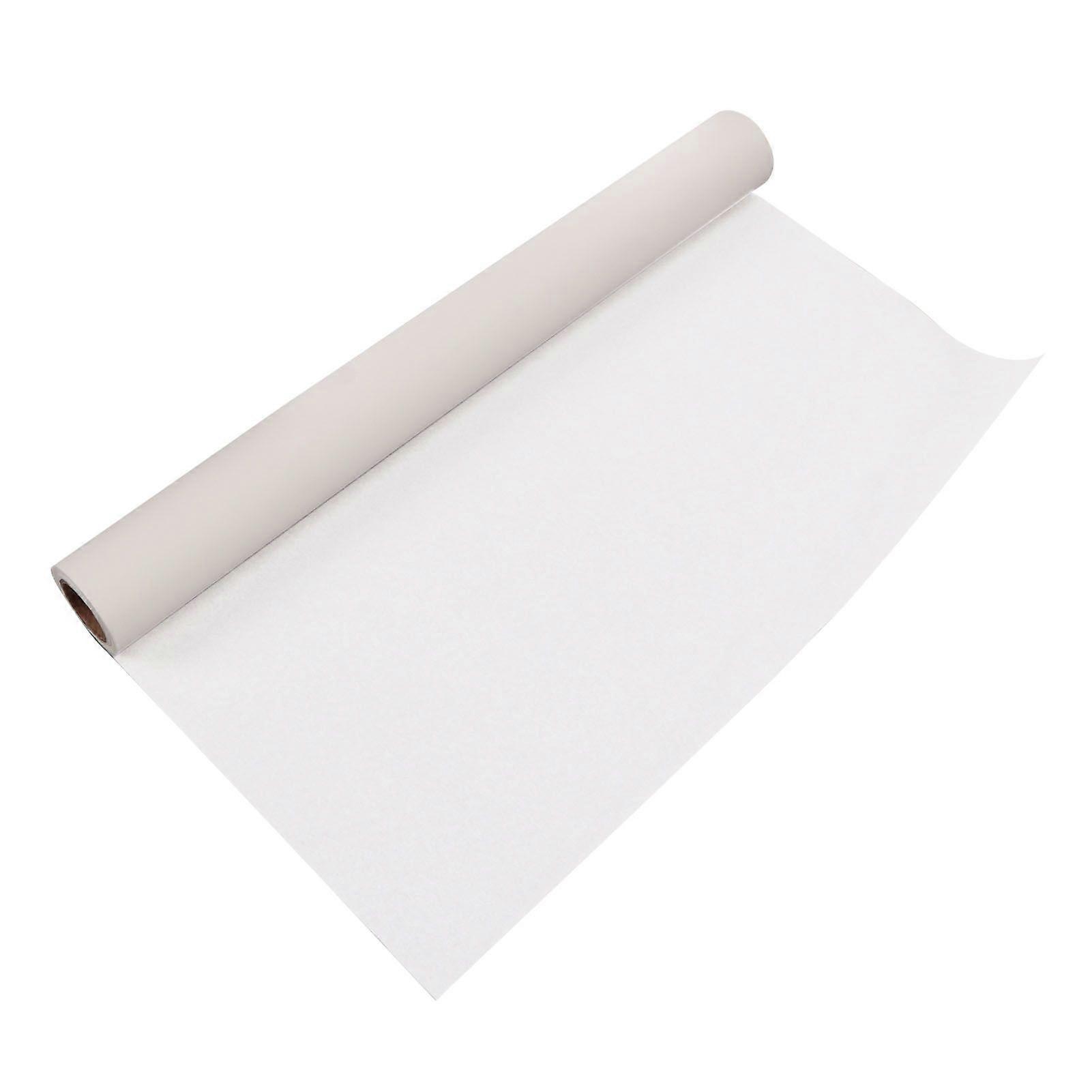 18in 44cm Wide Tracing Paper Roll White High Transparency Clear Ink Absorption Pattern Paper for Sewing Drafting 46m / 150.9ft