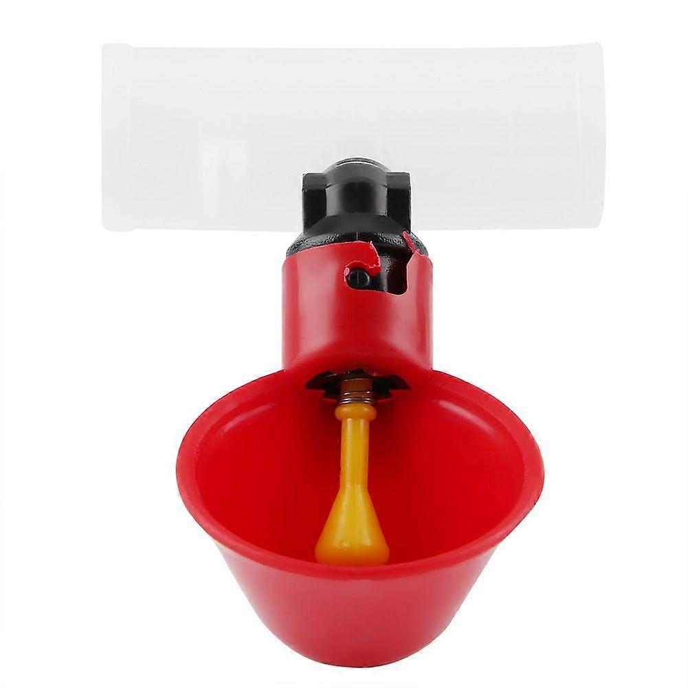 5Pcs Automatic Poultry Bird Water Drinking Dispenser Chicken Water Drinker Tool 25mm