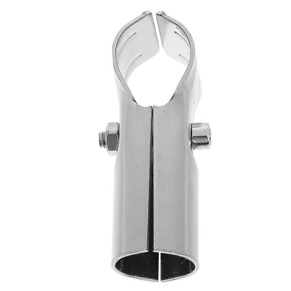 Pipe Connector Greenhouse Tube Clamp for Even Force Distribution 2Pcs Silver
