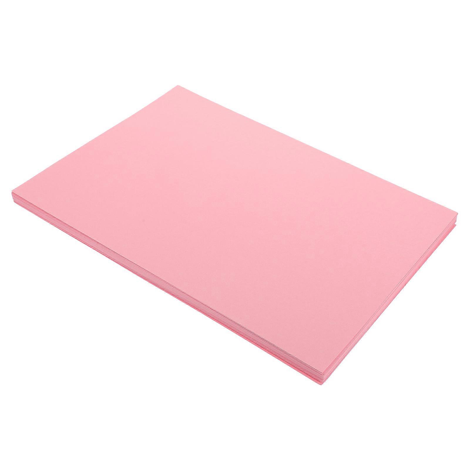 Colored Card Paper Pink Card Paper for DIY Craft 50 Sheets