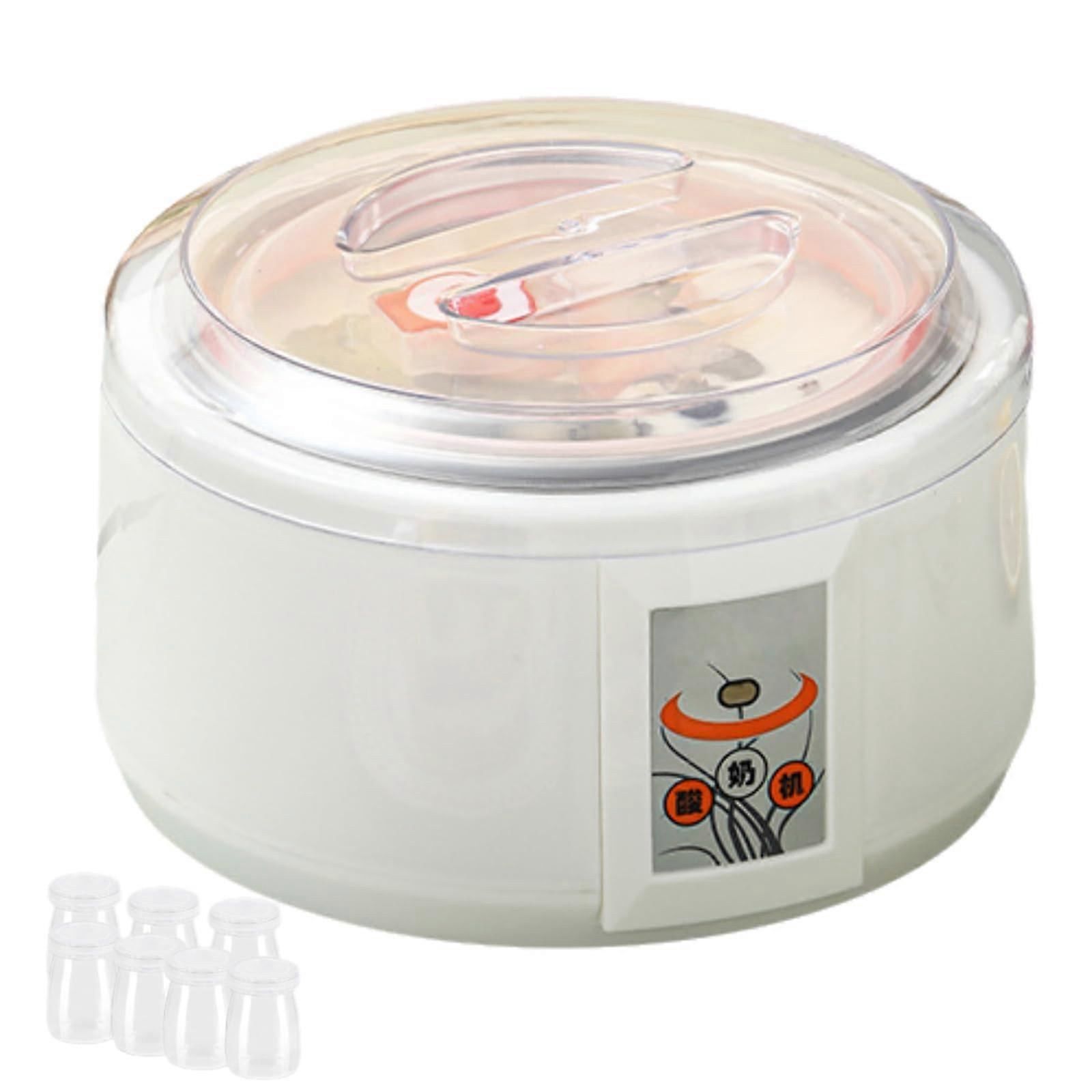 Automatic Yogurt Maker Probiotic Fully Automatic With 7 Pcs 100ml Glass Jars For Home Use