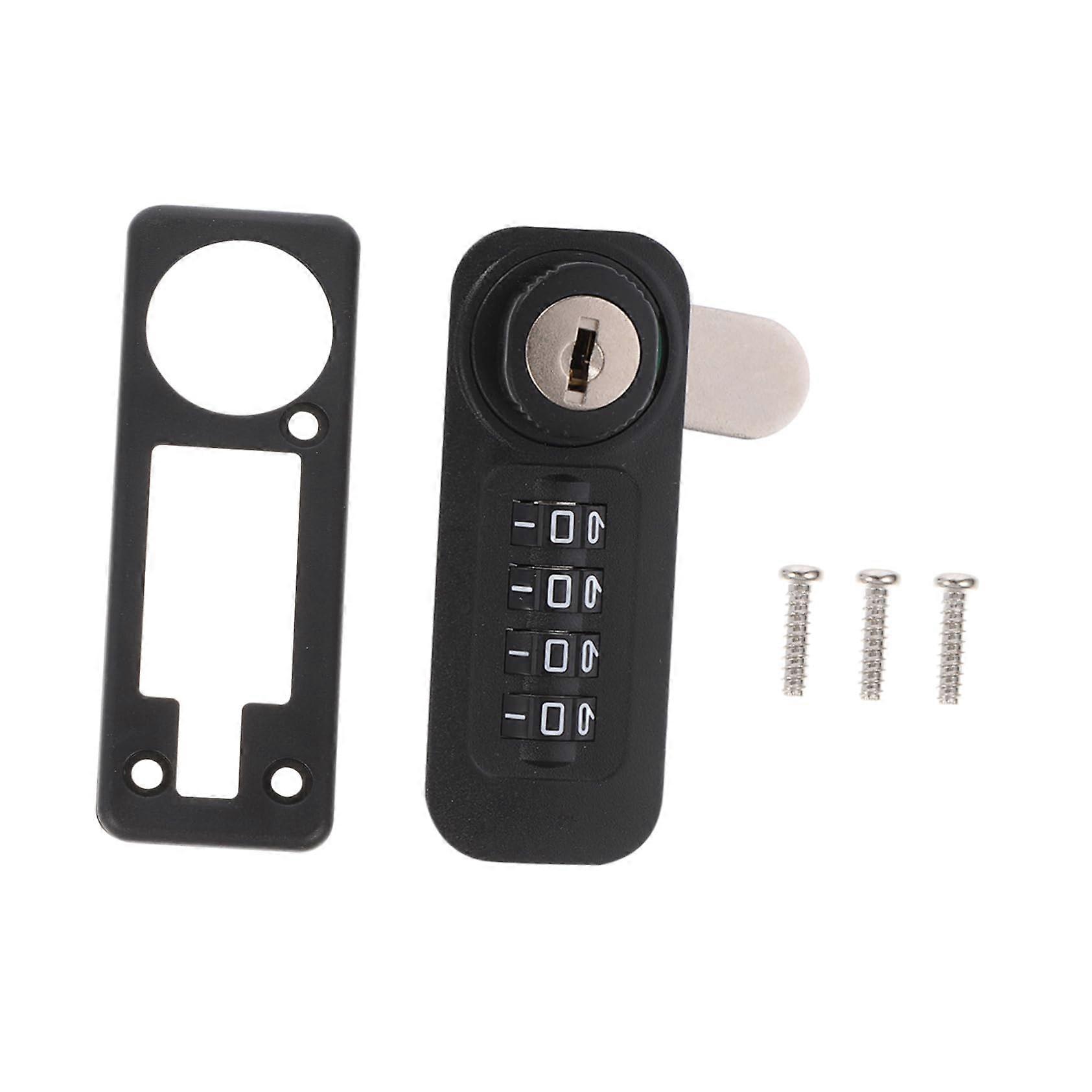 Mechanical Combination Lock for Lockers and Cabinets - Durable Password Lock for Gym Storage, Left Side Installation