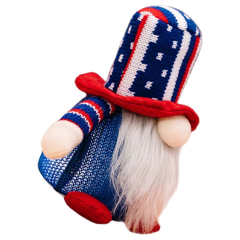 Independence Day Gnome Knitted Decoration with Light 3Pcs for Home Decor