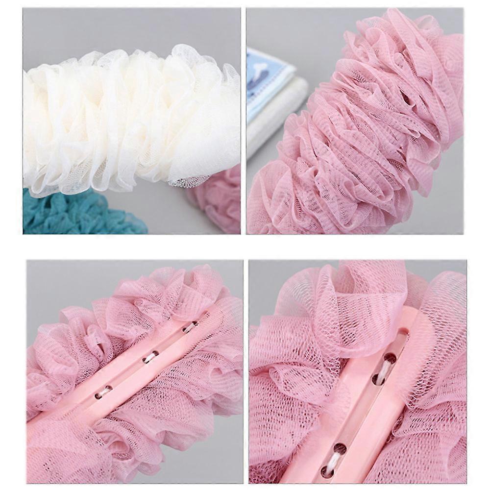 מברשת רחצה לגוף, מברשת אמבטיה עם ידית ארוכה, מקלחת, פילינג, עיסוי עור, 3 יחידות