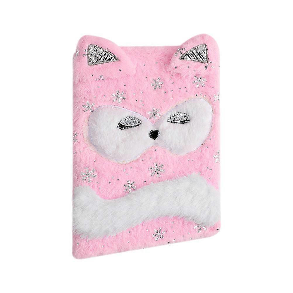 Girls Notepad Adorable Notebook Idea Listing For Travelers .5X14.8X2CM Plush And Paper 1Set