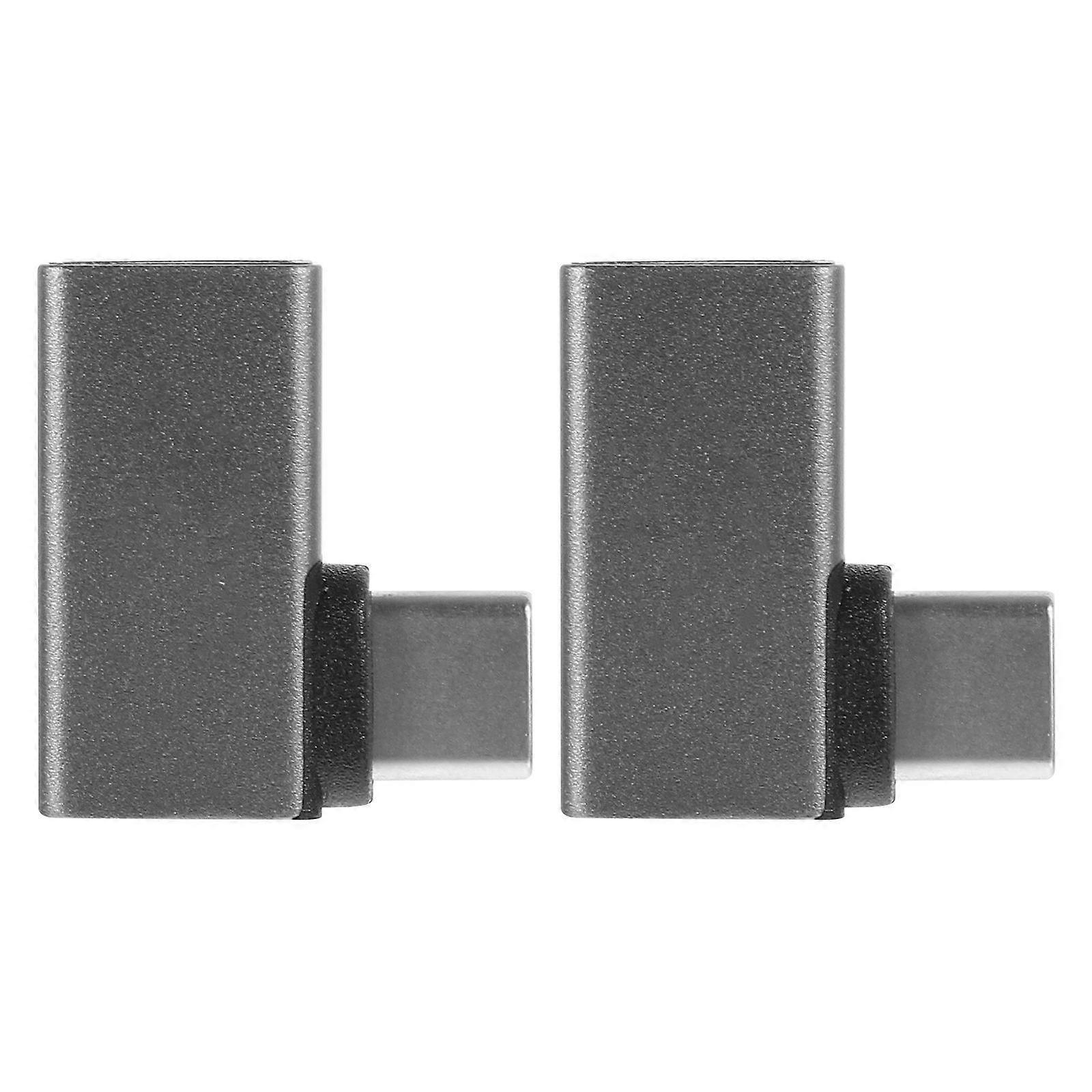 High Compatibility USB C 90 Degree Adapter Right Angle Connector For General Users Size 2.3x1.9x0.6 Cm Featuring 8K HD Display 4 Pcs