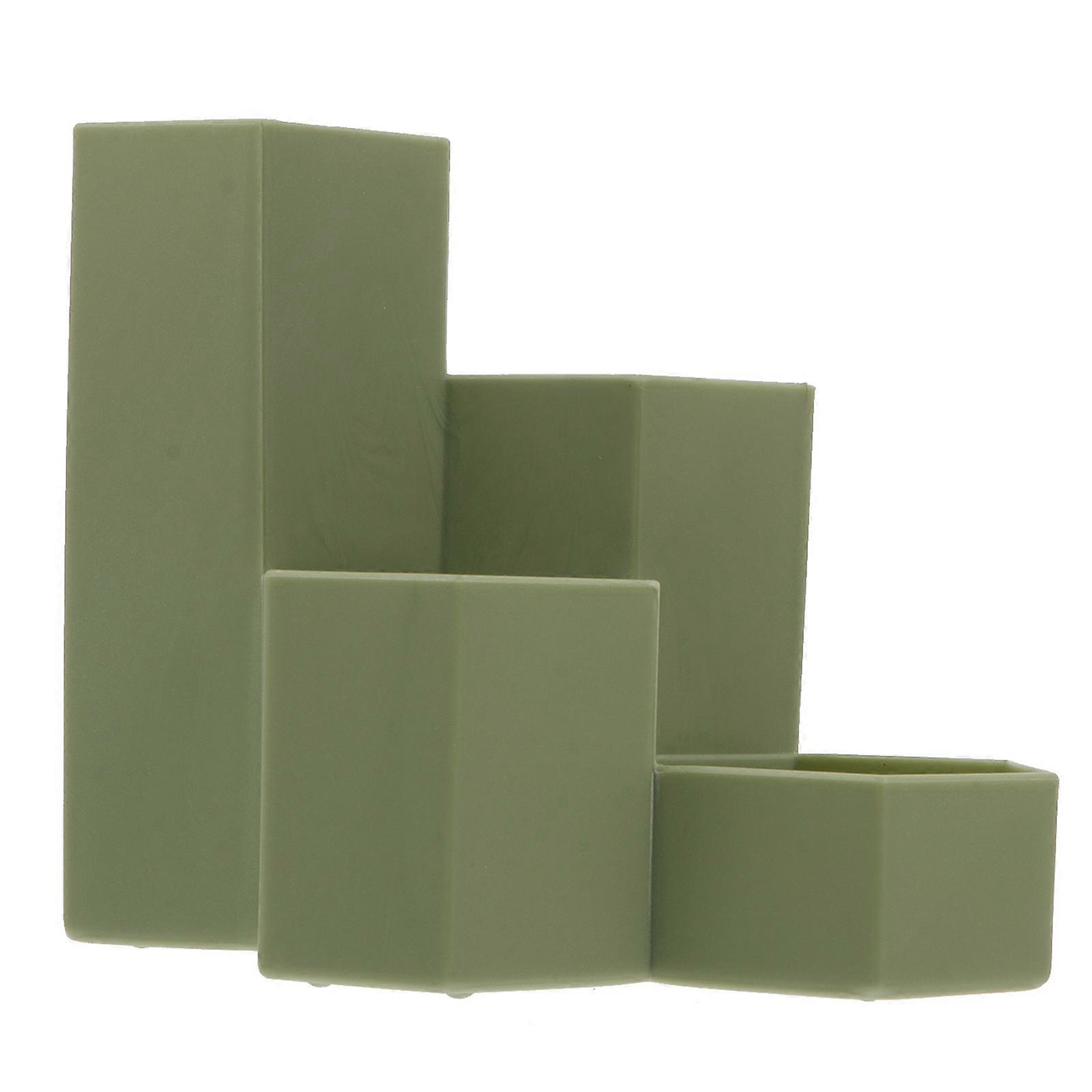 Cosmetics Case Desktop Organizer for Storage 2Pcs Hexagon Pen Holder