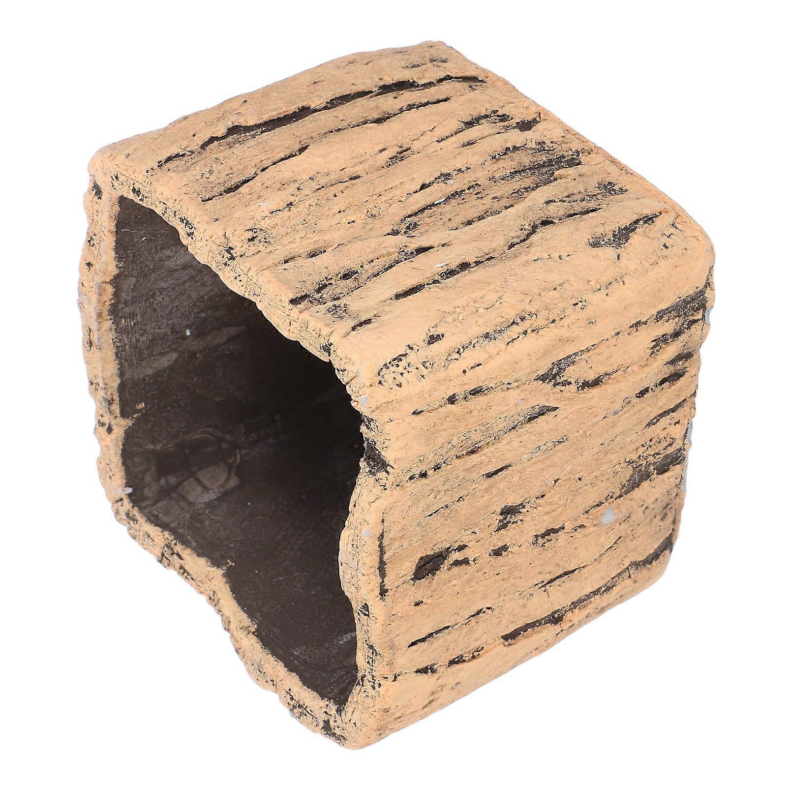 Square Concrete Planter Pot for Succulents 2Pcs Cement Flower Pot Coffee