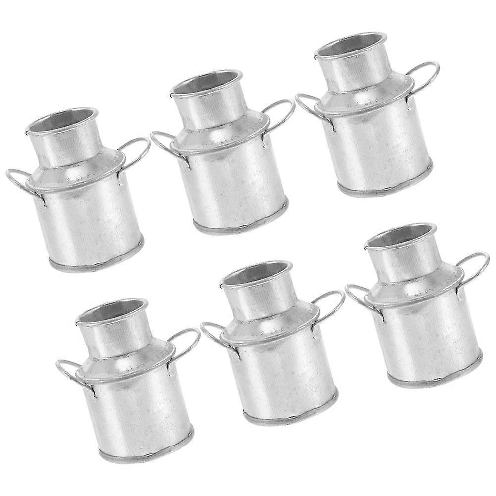 Galvanized Mini Buckets for Flower Arrangement 30Pcs Small Metal Pails