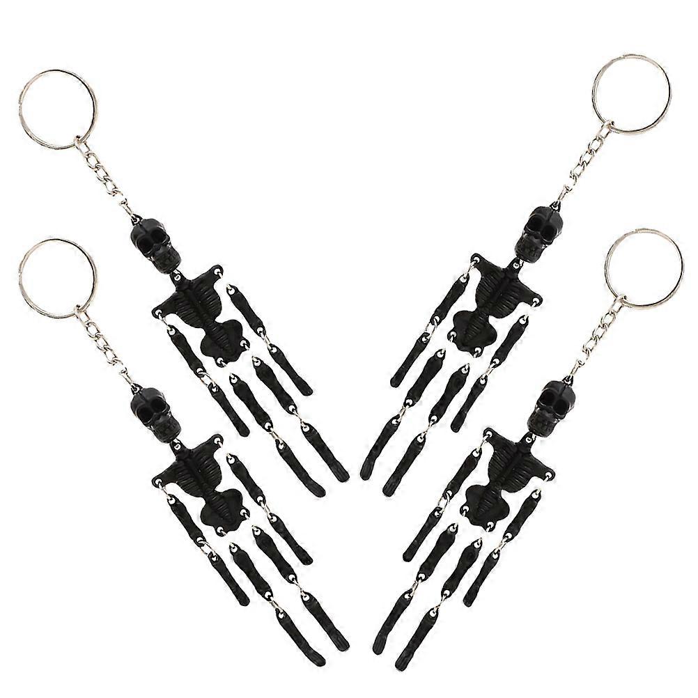 Glow in The Keyring Keychain for Use 4Pcs