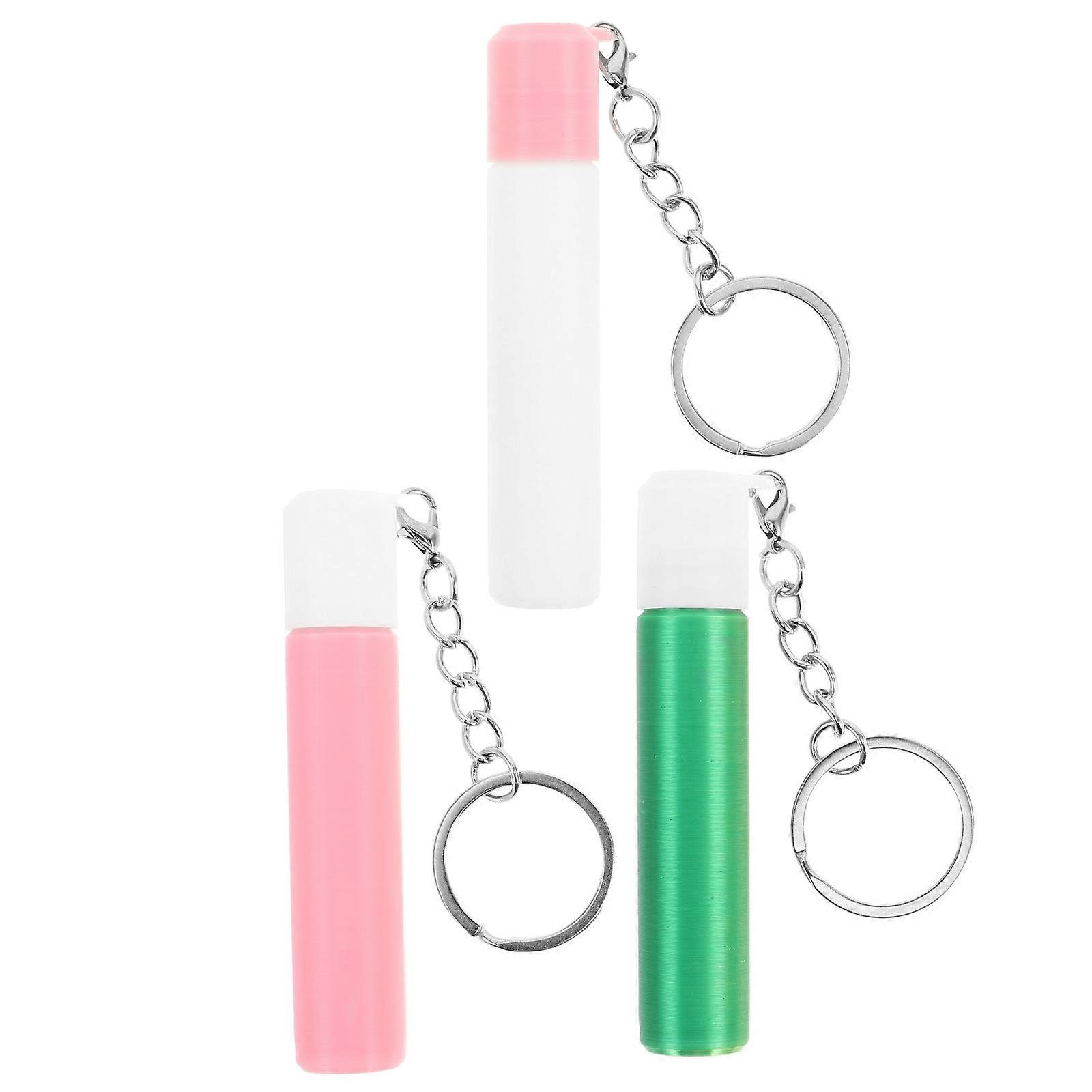 Cotton Swab Case Mini Sealed Storage Box For Travel Daily Use Pink 3Pcs