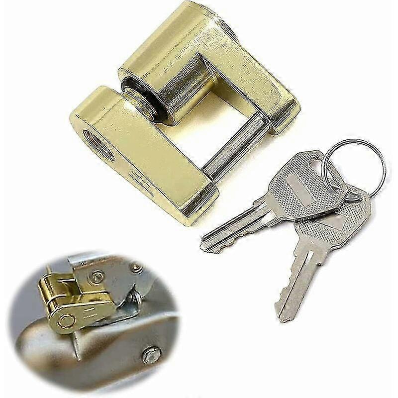 2025 Trailer Hitch Coupler Lock Lock Hitch Bar Anti-theft Universal Security Lock Accessories Rustproof