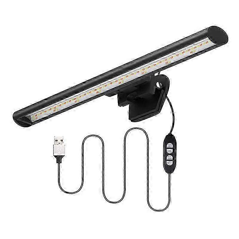Dimmable LED Desk Lamp for Computer Monitors - 33cm/50cm USB Light Bar for Reading and Work