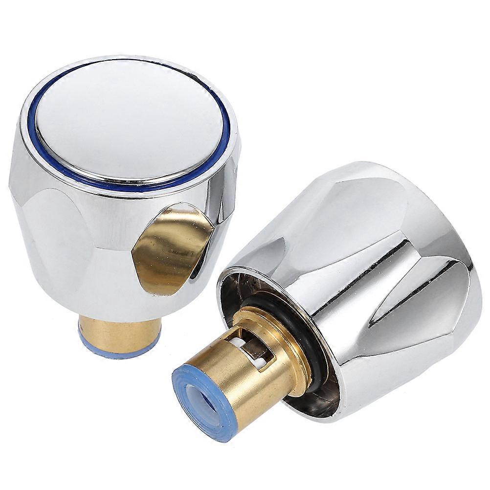 Universal Brass Faucet Handle for Hot Cold Water Control 8Sets