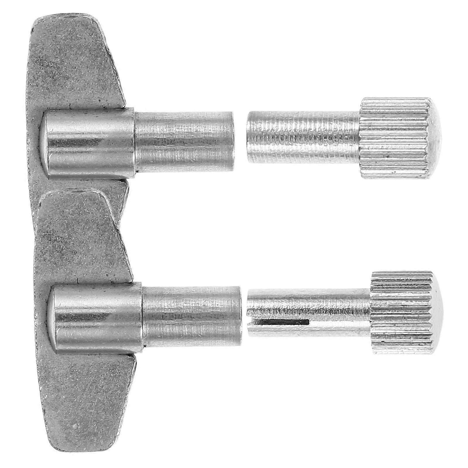 Silver Clock Winding Key Metal Winding Key for Clock Use 3Sets