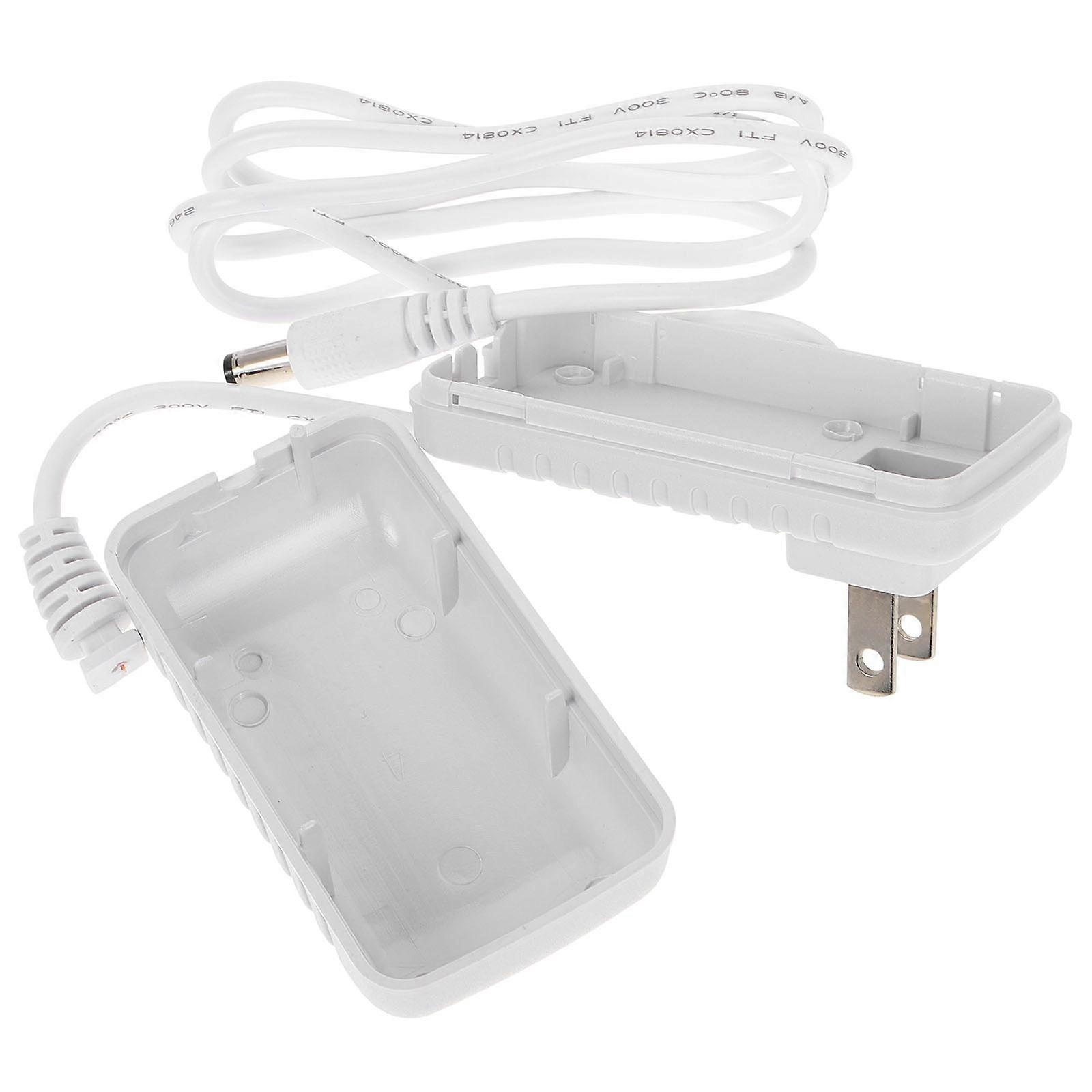 Simulated Charging Plug Hidden Storage Box for Secret Storage Use White Plastic
