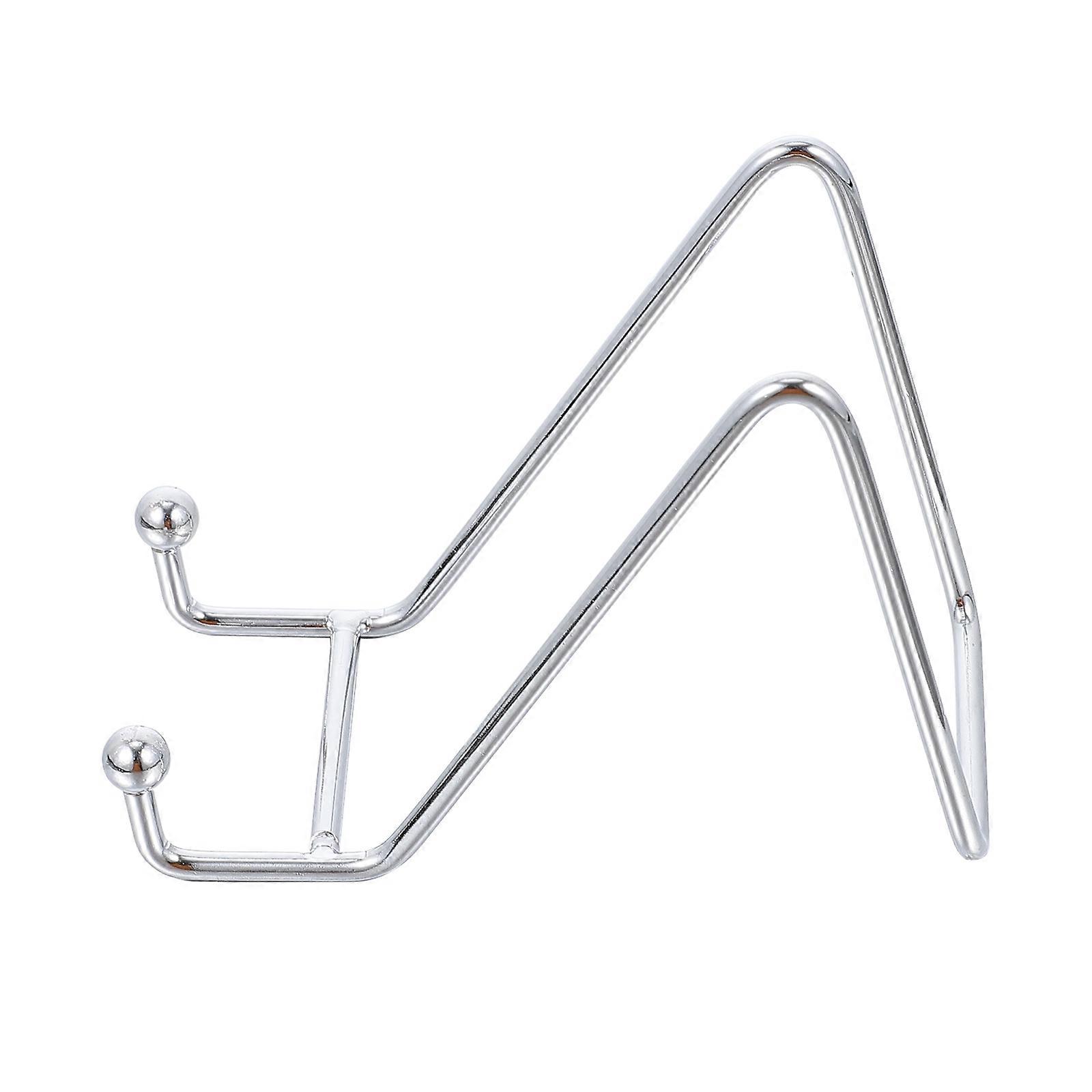 Simple Holder for Storage Silver Iron Tablet Support