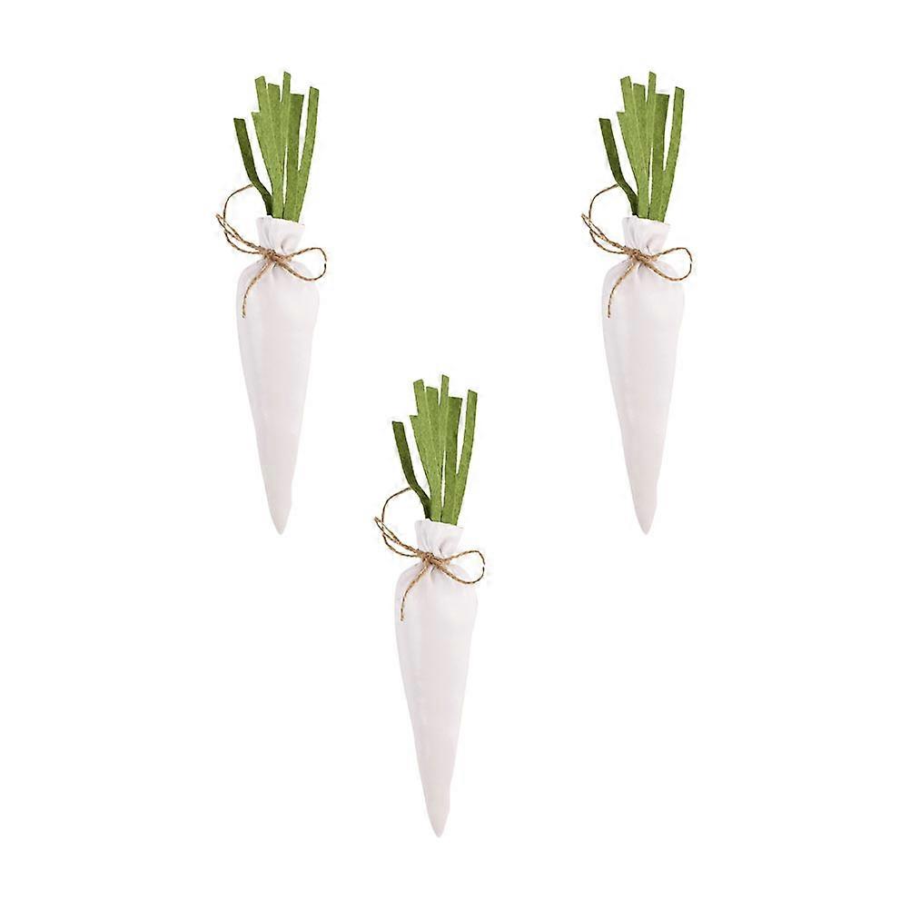 Home Carrot Decoration Cute Easter Ornament for 6Pcs Display