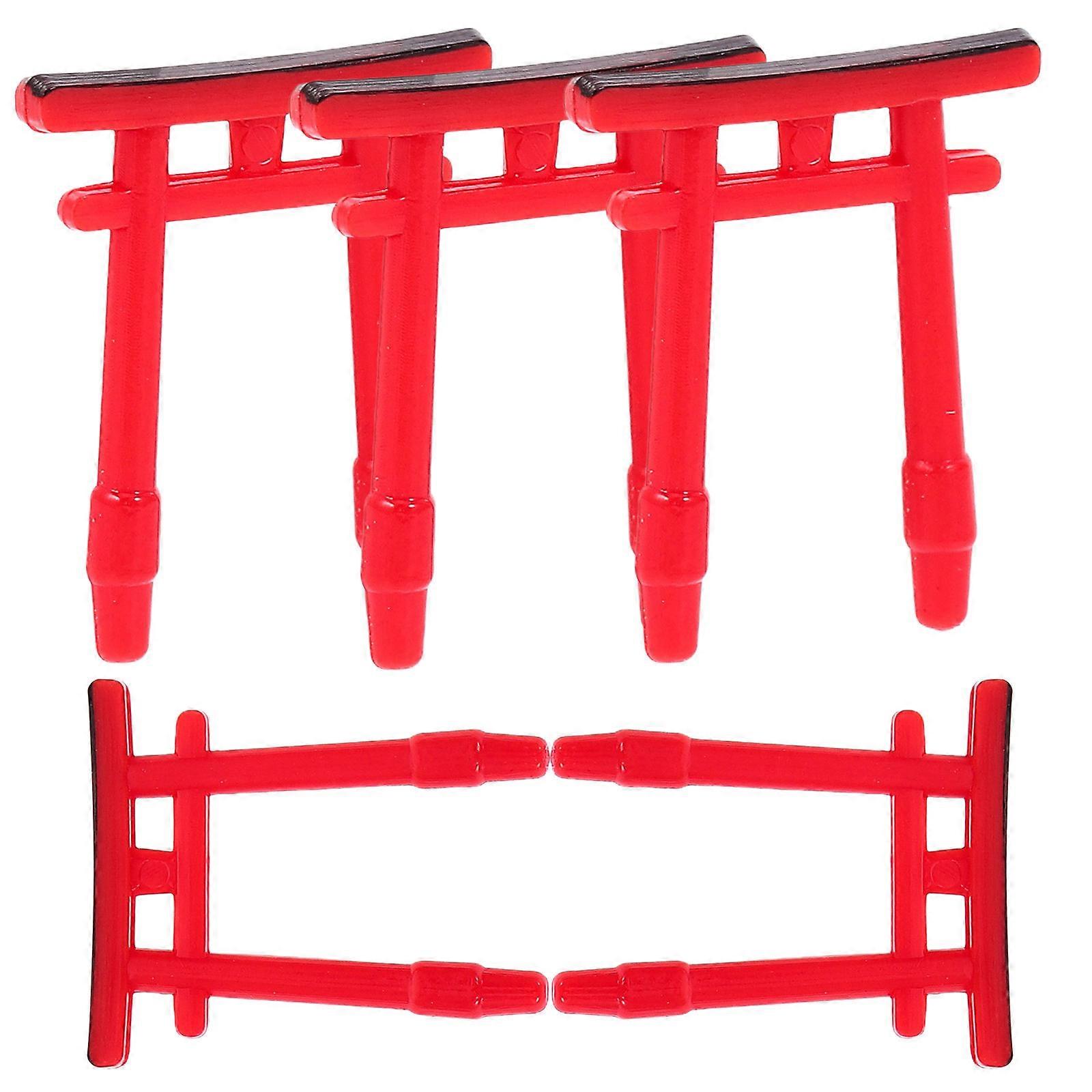 Miniature Japanese Gate Model Decorative Gate for 20Pcs