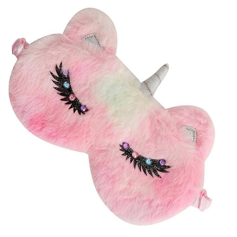 Cartoon Design Unicorn Eye Mask 3Pcs Suitable For Children and Students Multi Color Light Blocking Sleep Accessory For Daily Use