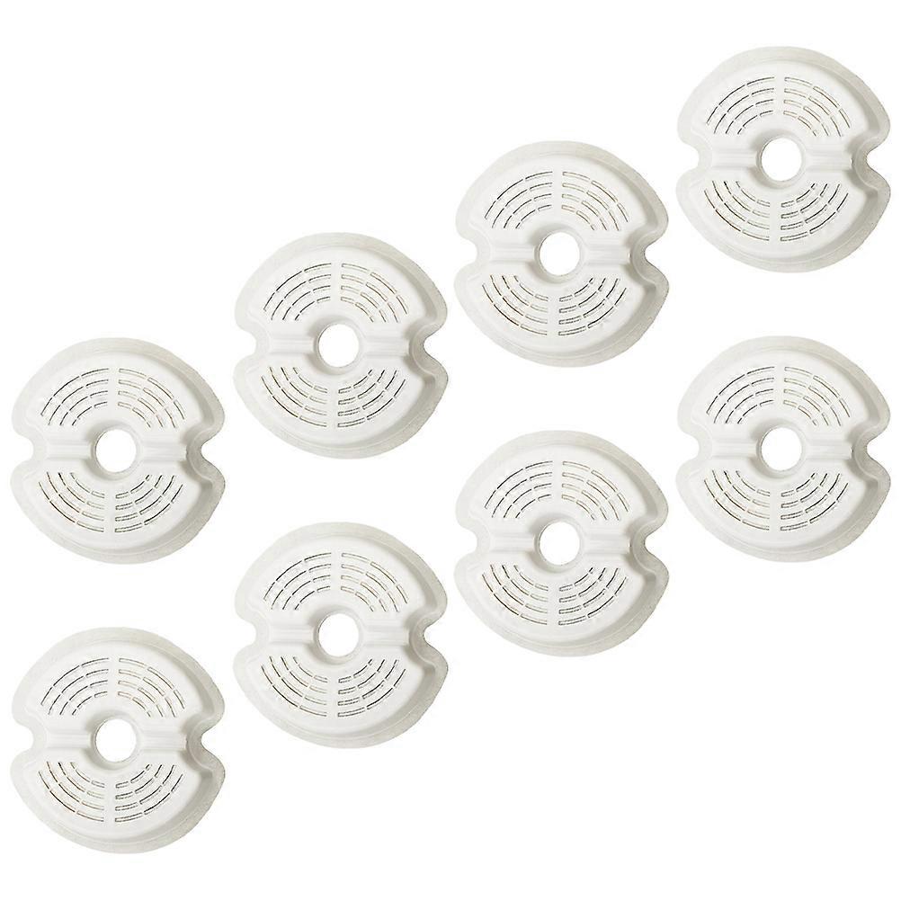 Household Water Fountain Filter Replacement for Pets 2Sets ABS Material