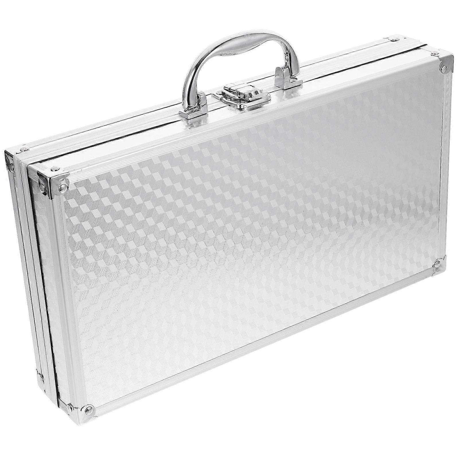 Portable Aluminum Storage Case for Storage 2Pcs Hard Shell Carrying