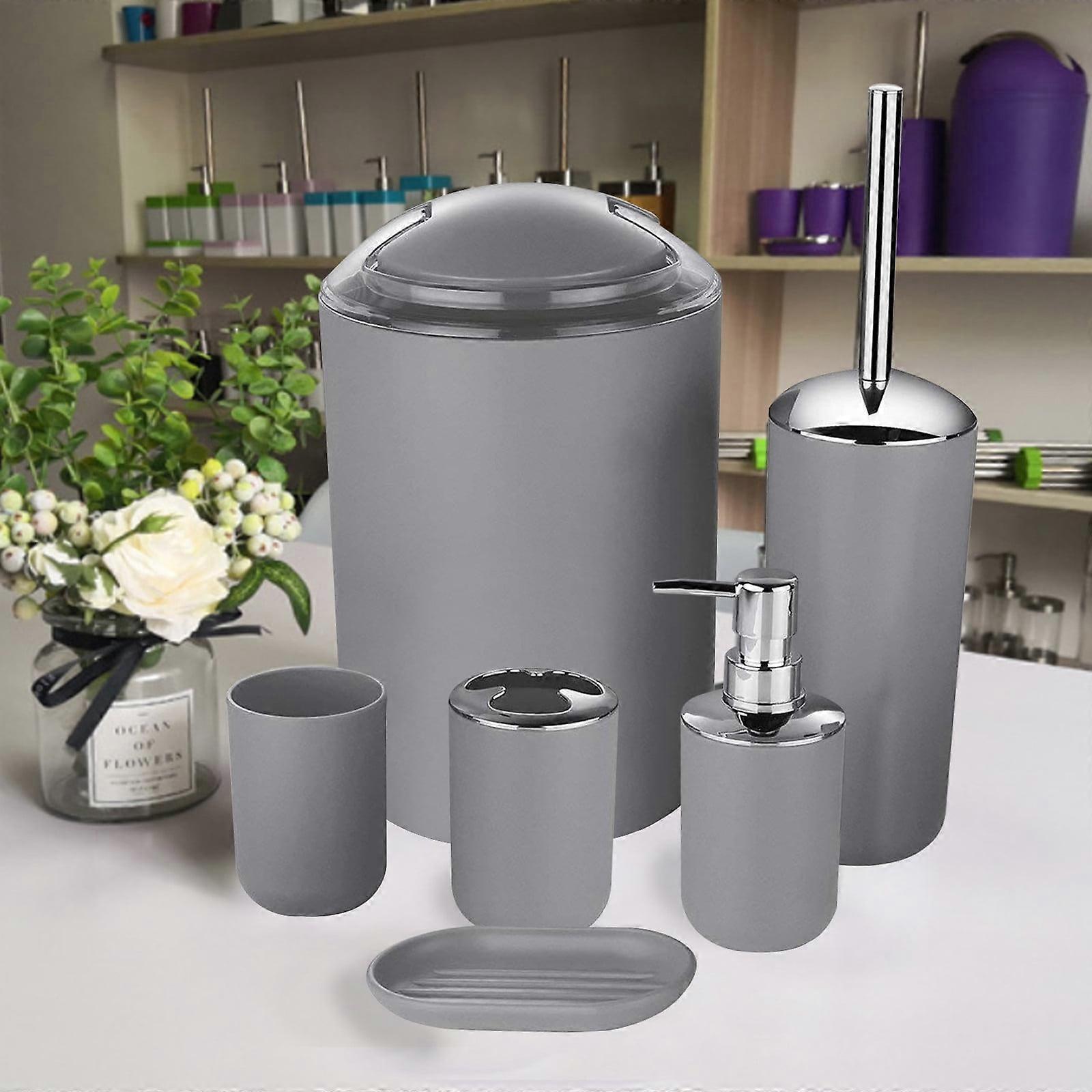 Bathroom Accessory Sets With Trash Cannull