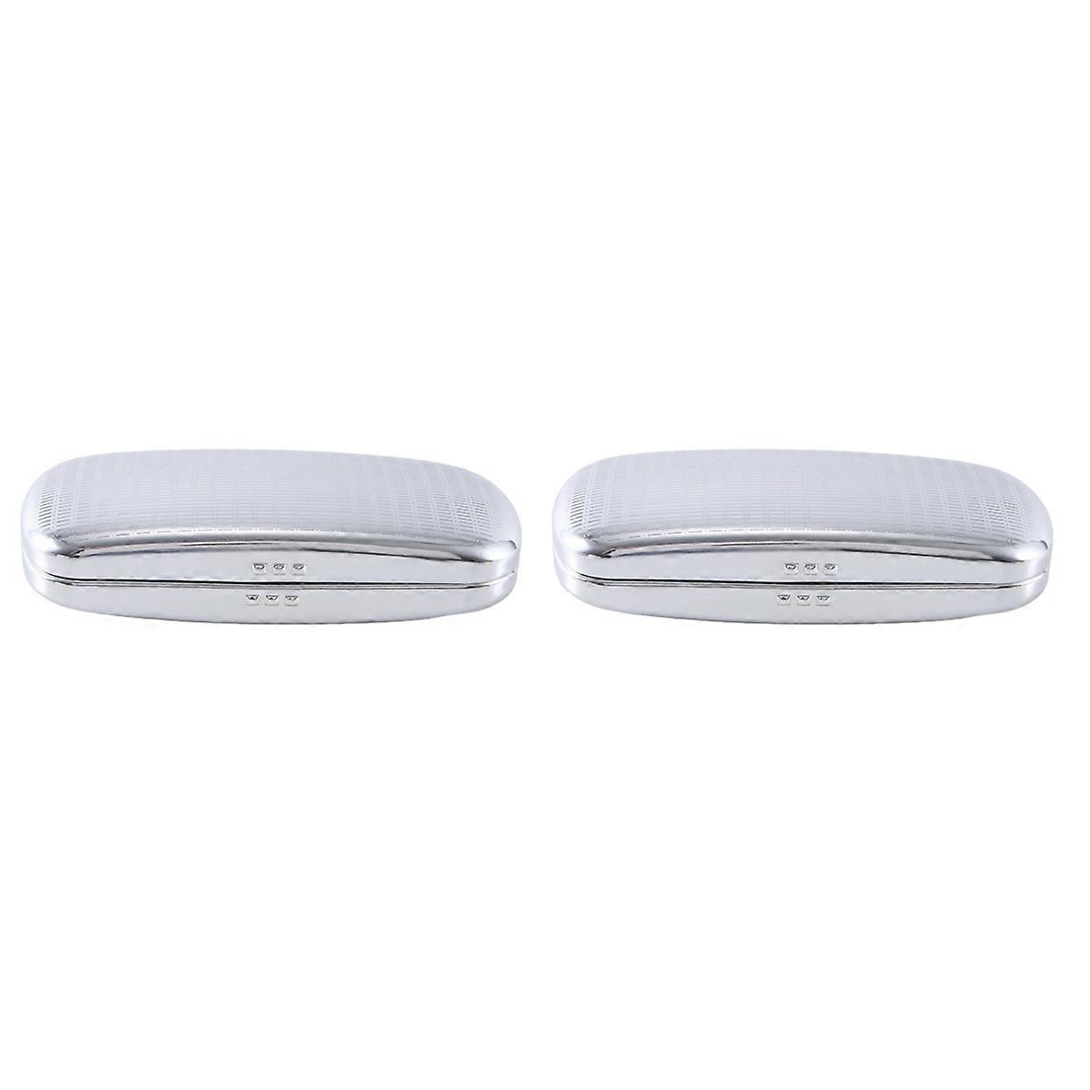 Glasses Case, Eyeglasses Case Striped Spectacles Box Black Lining