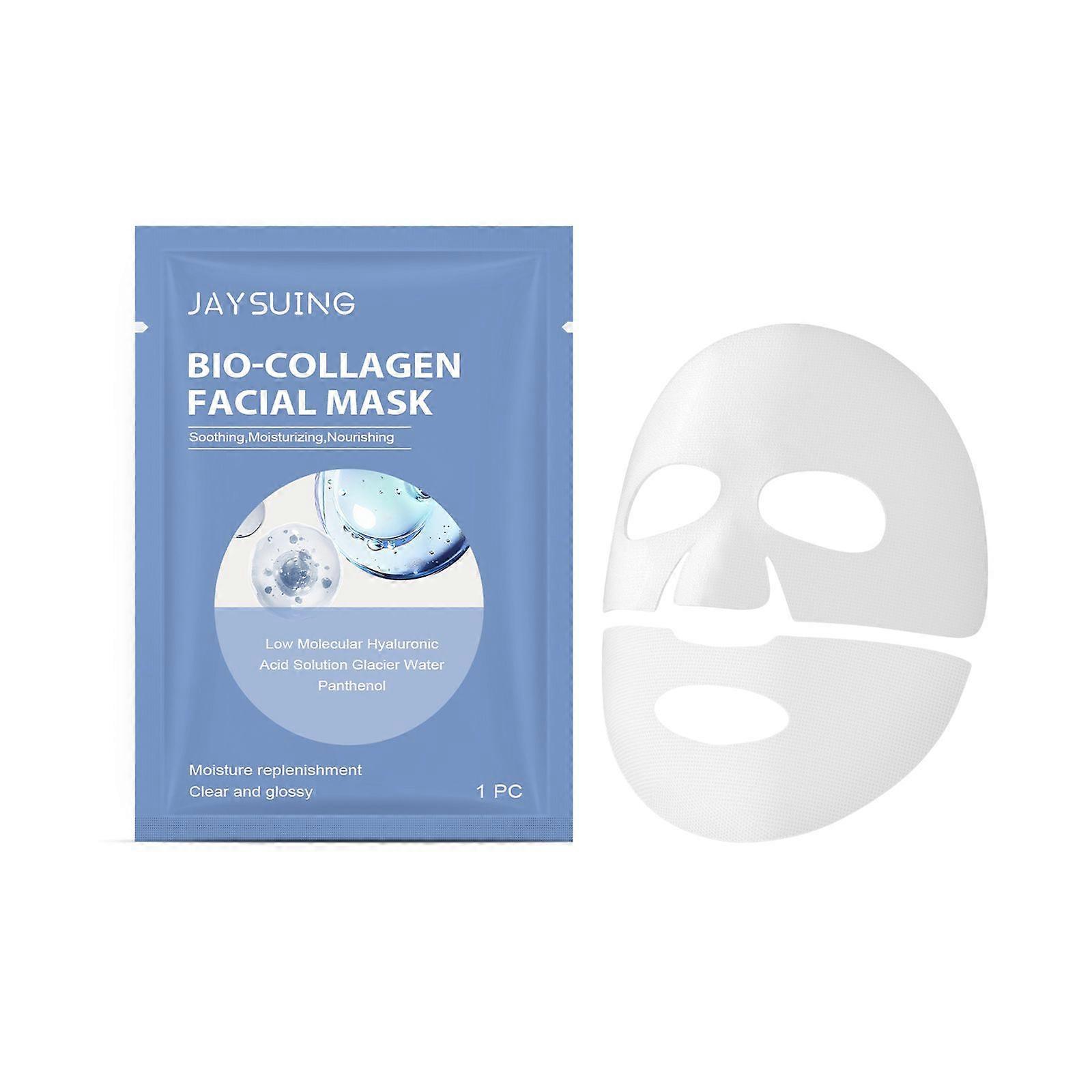 Jaysuing Collagen Soothing Mask (Bag) Hydrates, Moisturizes, Enhances And Improves Skin Elasticity And Facial Moisture