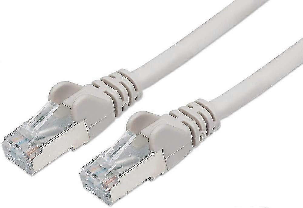25-26 Premium Cord Patch Cable CAT6a S-FTP, RJ45-RJ45, AWG 26/7 1m Colour Grey
