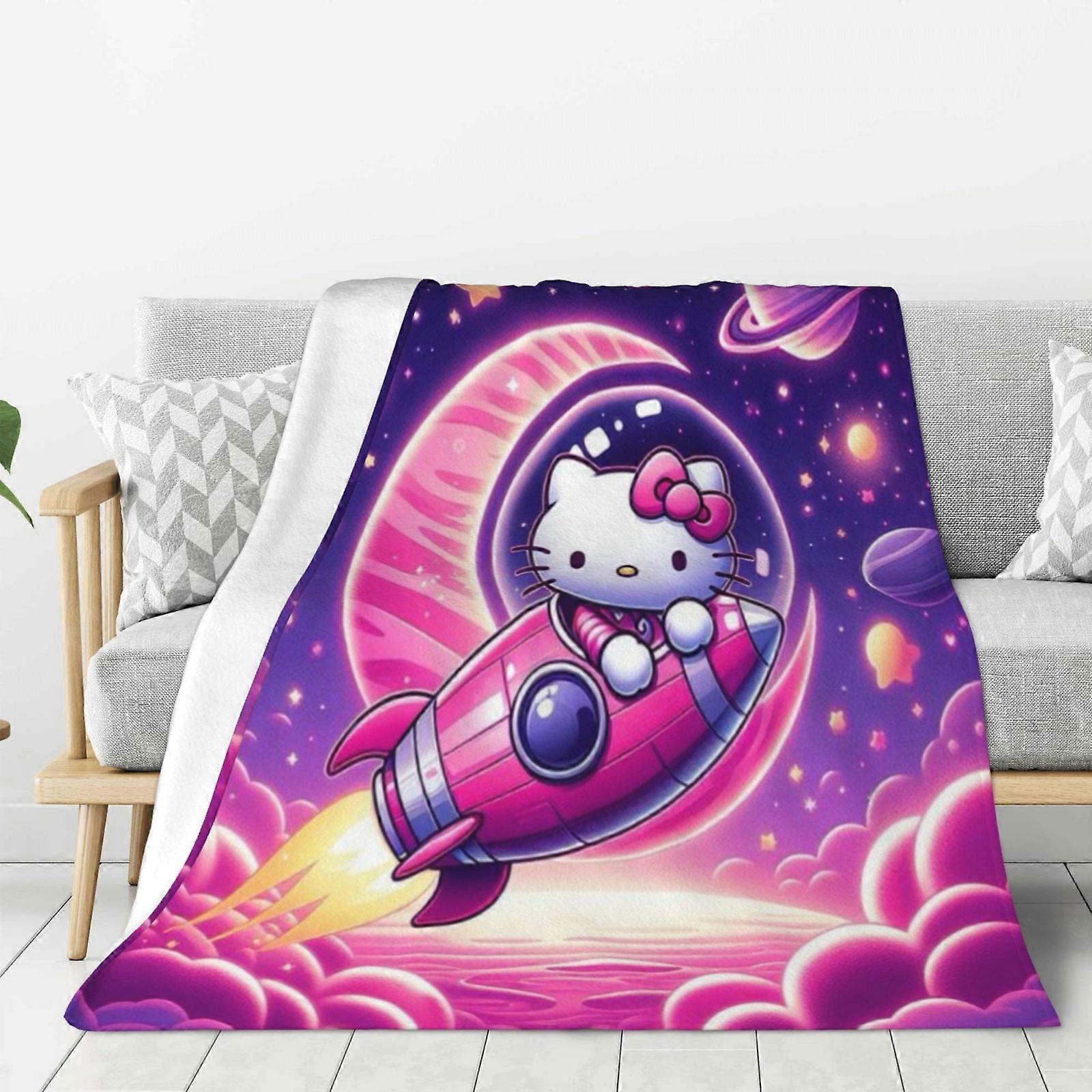 Couverture polaire Hello Kitty ultra douce et confortable, literie pour enfants - Super douce 60"X50"