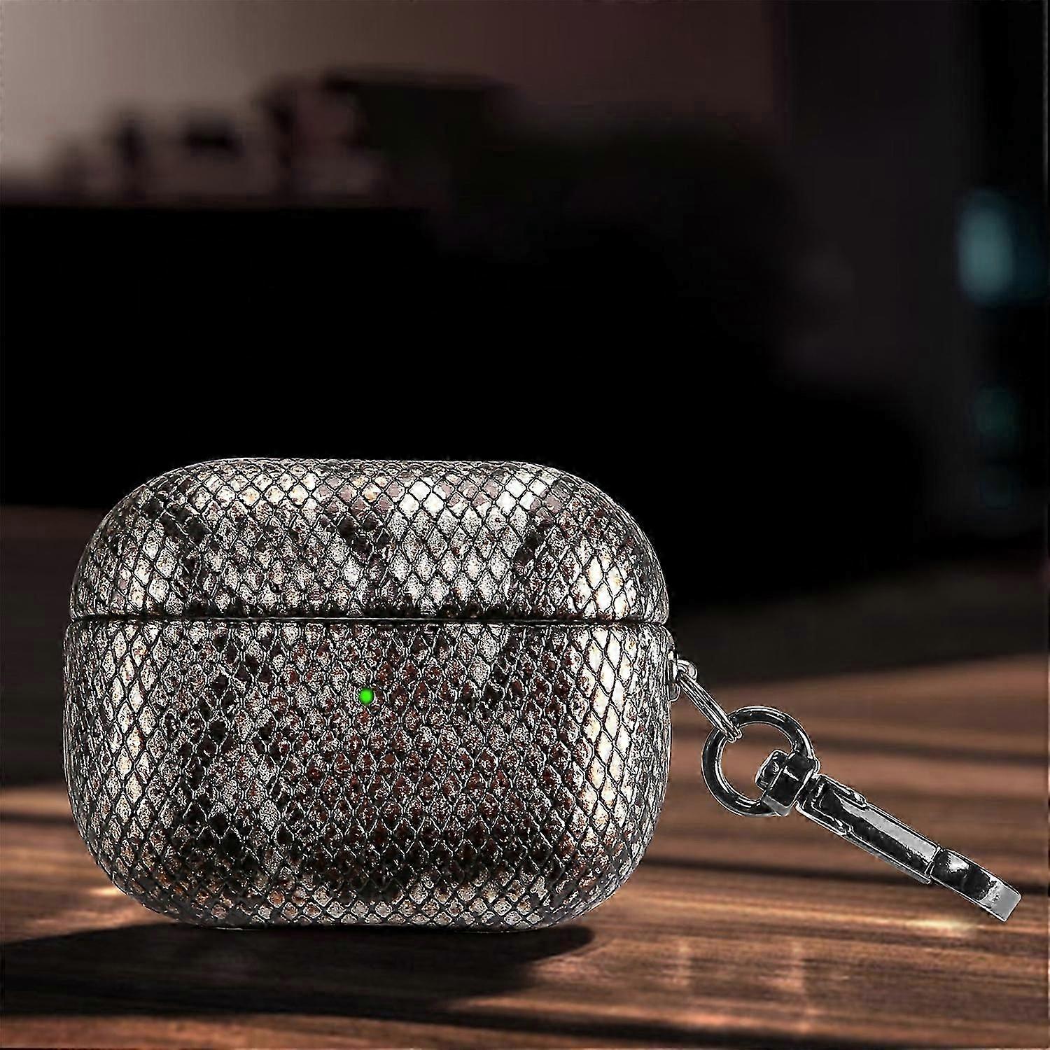 J01 Mesh Snakeskin Headphone Case For AirPods 3
