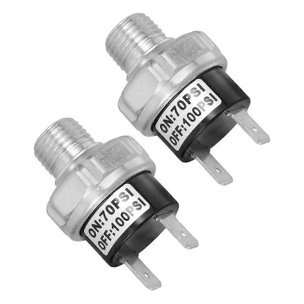 Air Compressor Pressure Switch for Accurate Control 4Pcs 70-100 Psi Dc Operation