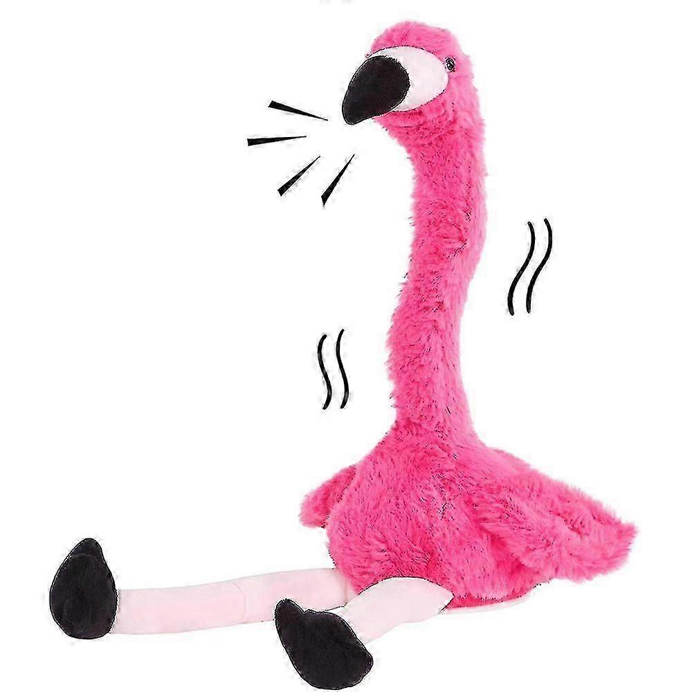 Flamingo Plush Dancing Toy Electric Flamingo Stuffed Toy Talks and Dancing Animal Toys Git for Kids