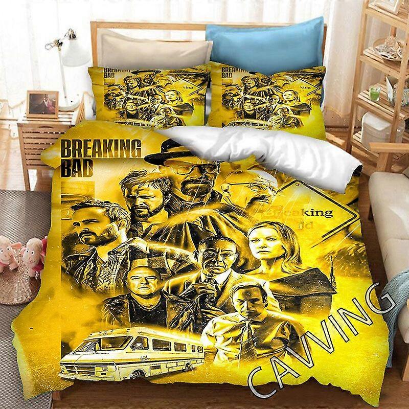 Breaking Bad 3d Printed Bedding Set Duvet Covers & Pillow Cases Comforter Quilt Cover (US/EU/AU Sizes)  H02