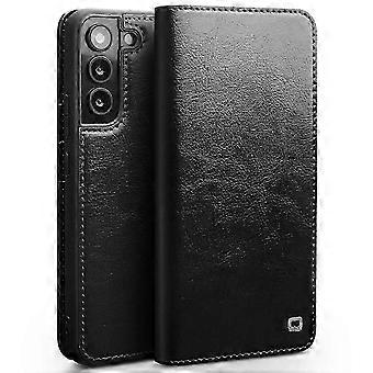 25-26 (New) For Galaxy S22+ 5G QIALINO Leather Phone Case