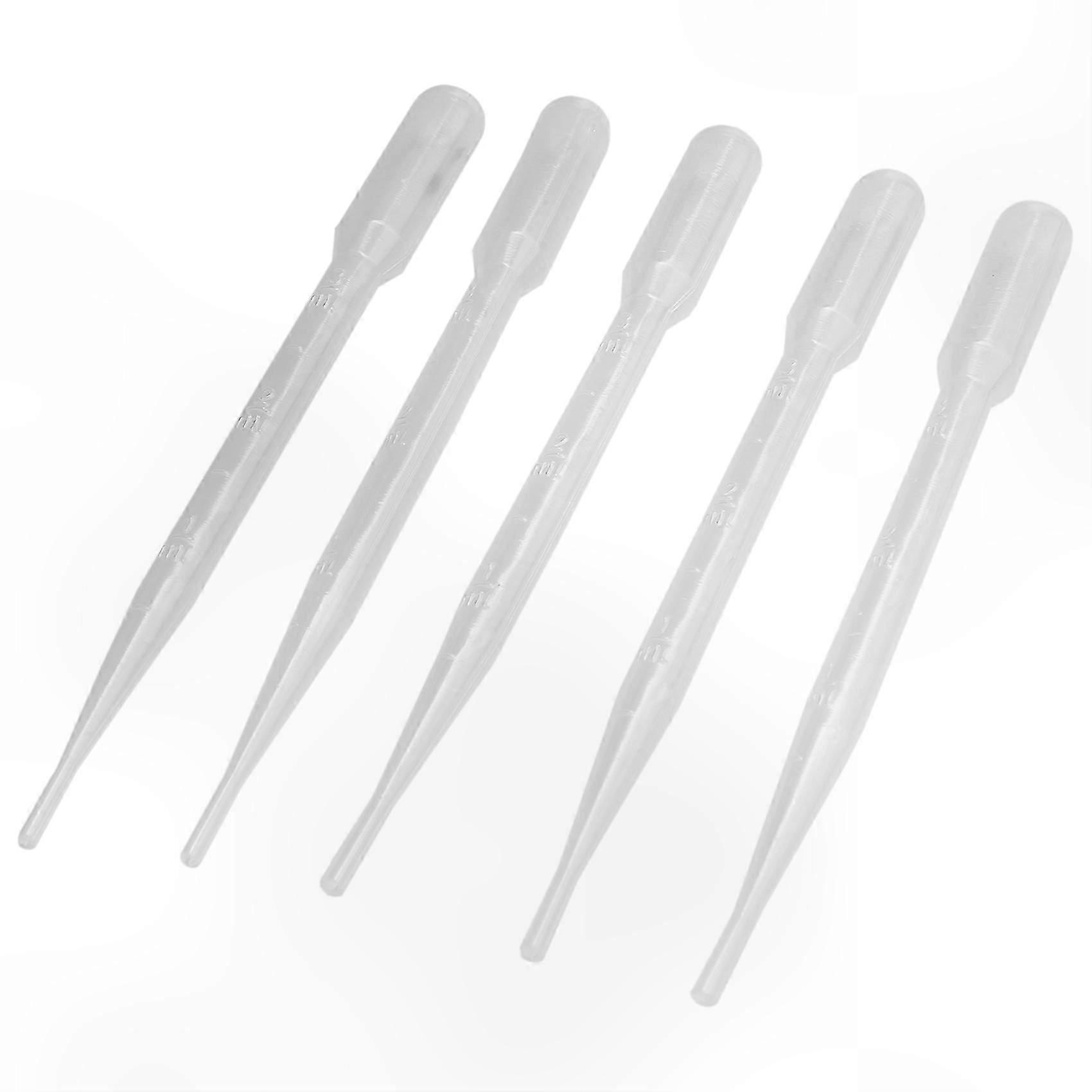 100PCS 3ml Graduated Pipette Droppers, Polyethylene Plastic
