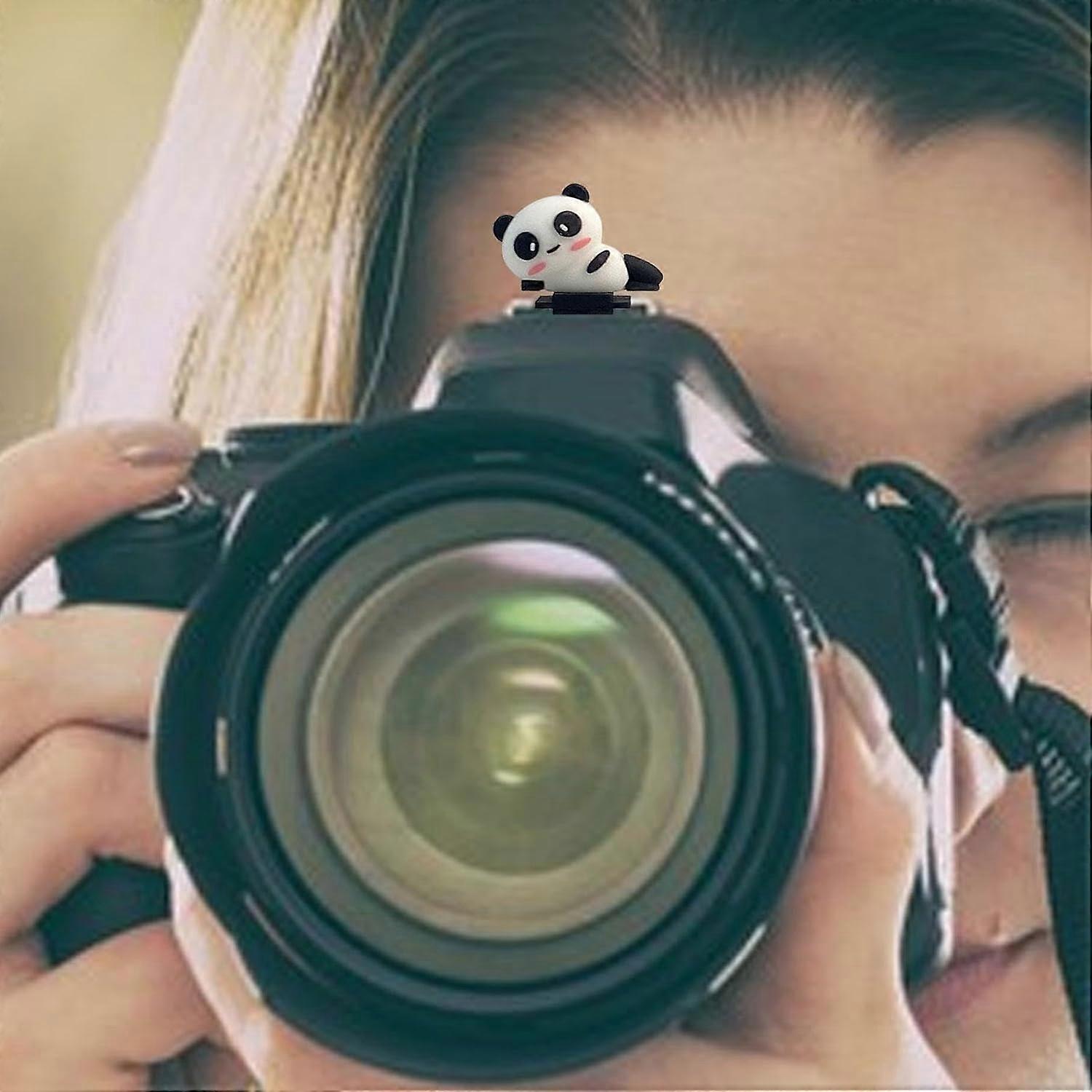 Camera Hot Shoe Protector Silicone Panda Cartoon Hot Shoe Cap For DSLR And Mirrorless Cameras