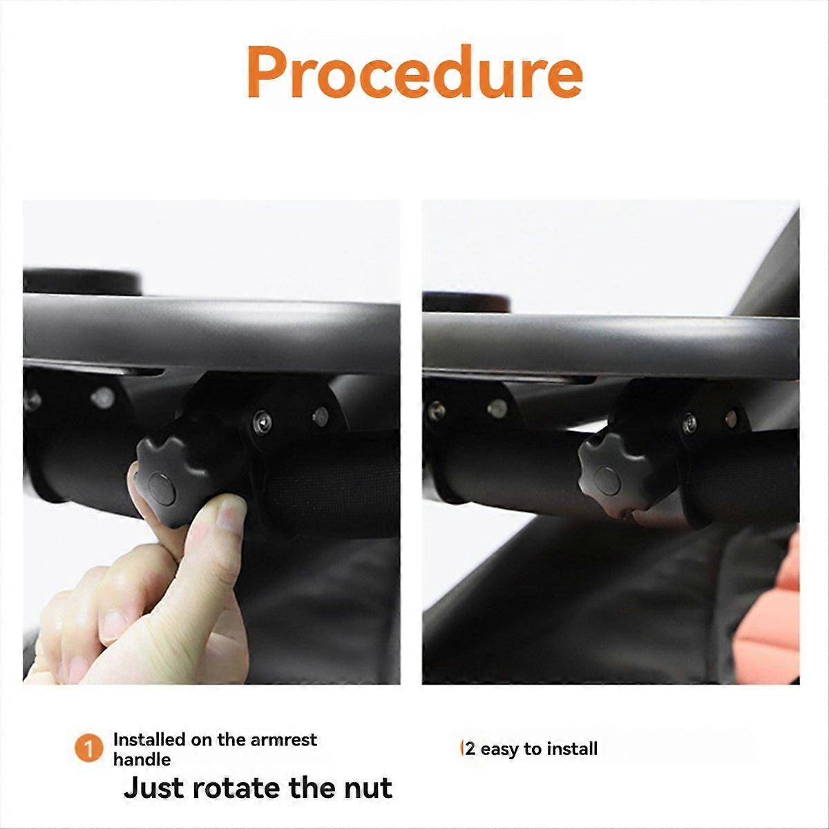 3 In 1 Stroller Cup Holder Stroller Tray Stroller Accessories