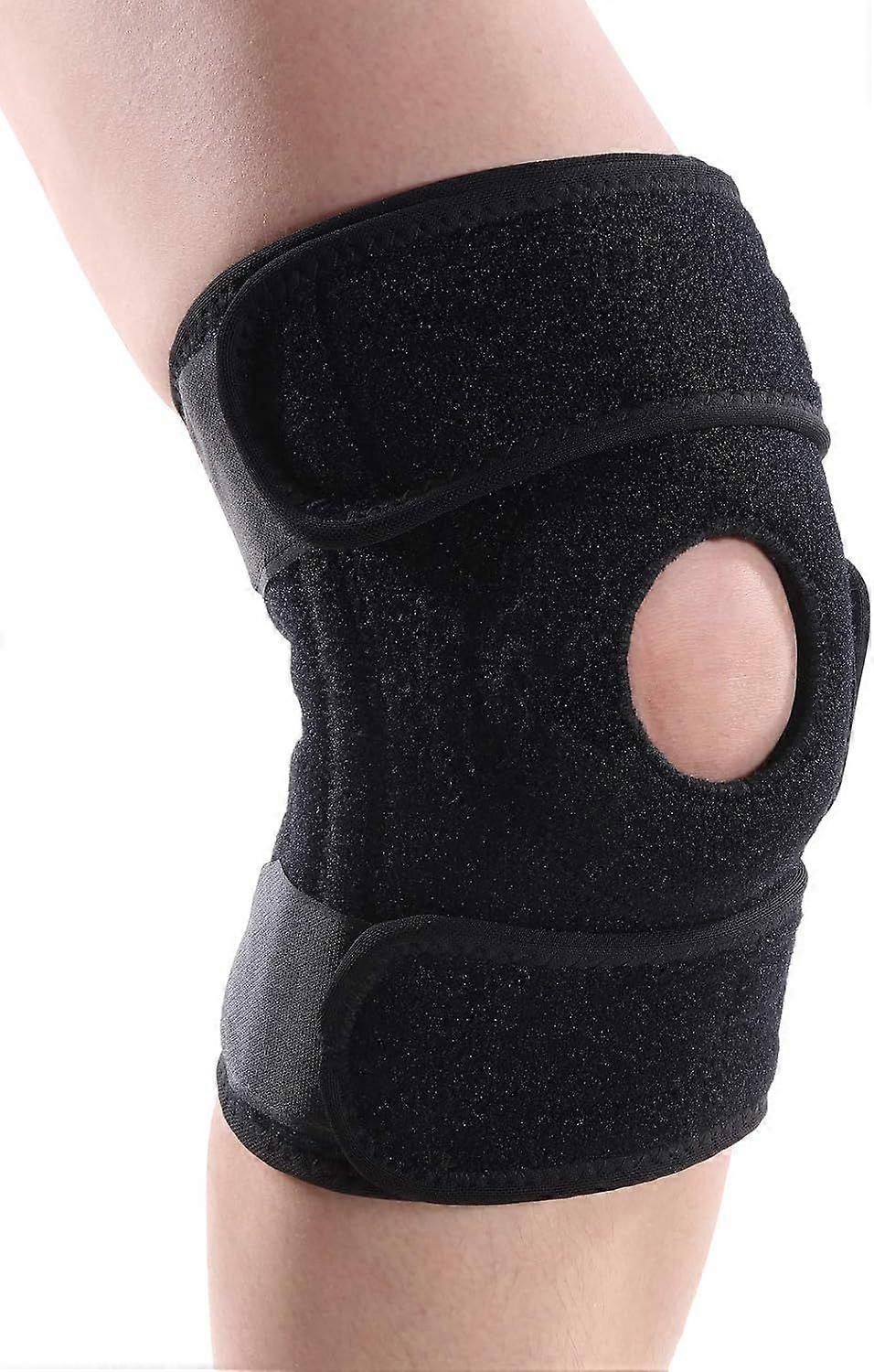 Knee Brace Support Protector -Adjustable Patella Support Brace - Open Patella